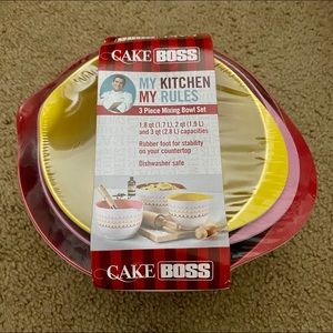 Cake Boss Mixing Bowl Set